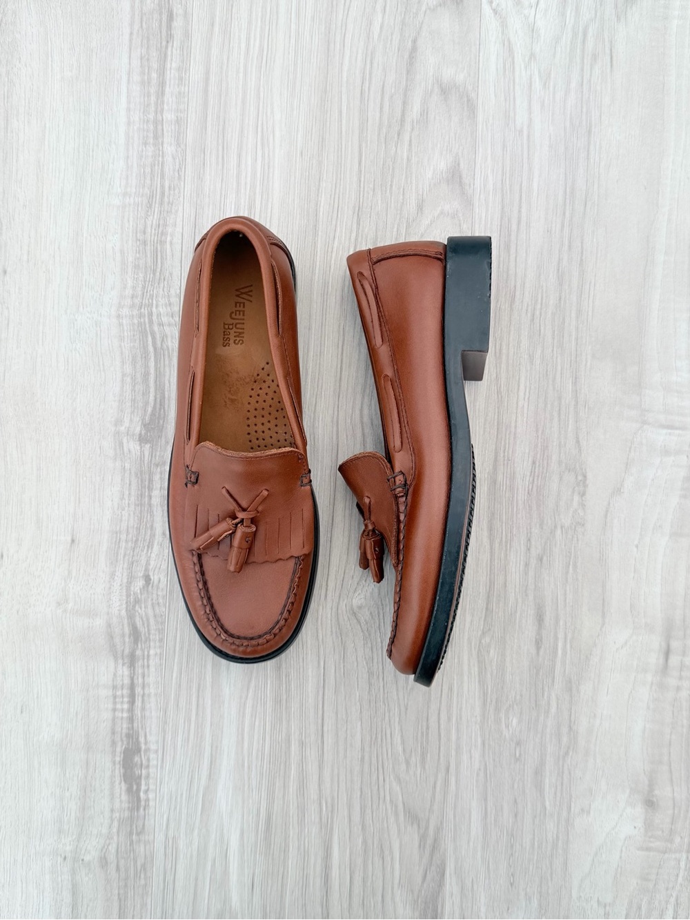 G.H. Bass Weejuns Marietta II loafers feature brown leather